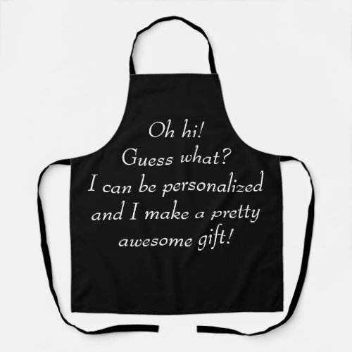 Personalized gift for her gift for him  apron