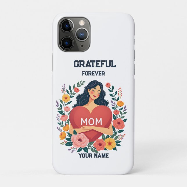 Personalized Gift for Mom | Custom Name Design Case-Mate iPhone Case (Back)