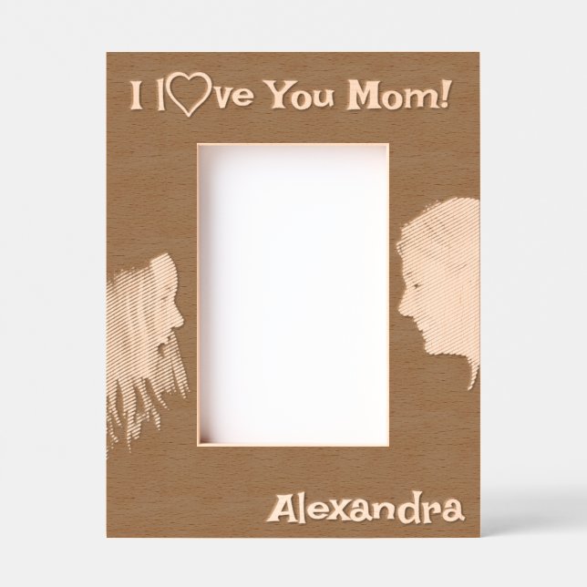 Personalized Gift for Mom Engraved Frames (Front)