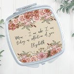 Personalized Gift for Mom from Daughter Wedding Compact Mirror