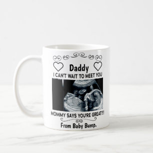 Personalized Gift For New Father From Unborn Baby Coffee Mug