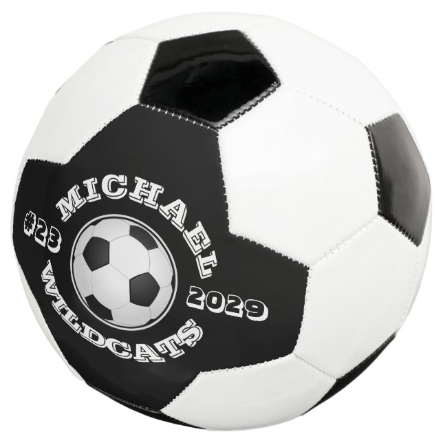 Personalized Gift for Soccer Player  Soccer Ball (Three Quarter)