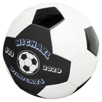 Personalized Gift For Soccer Player  Soccer Ball by riverme at Zazzle