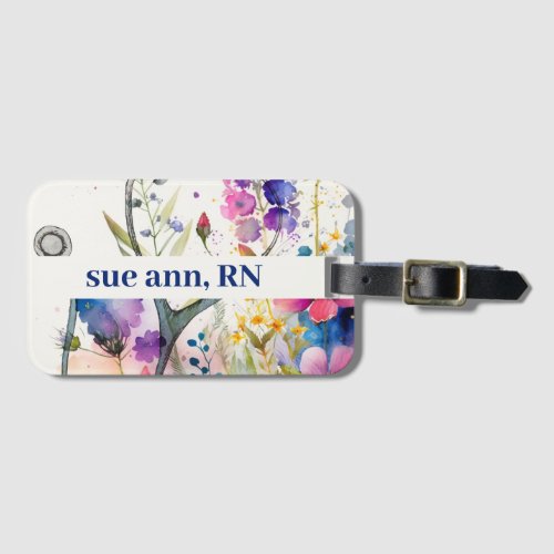 Personalized Gift for Travel Nurse Graduation RN  Luggage Tag