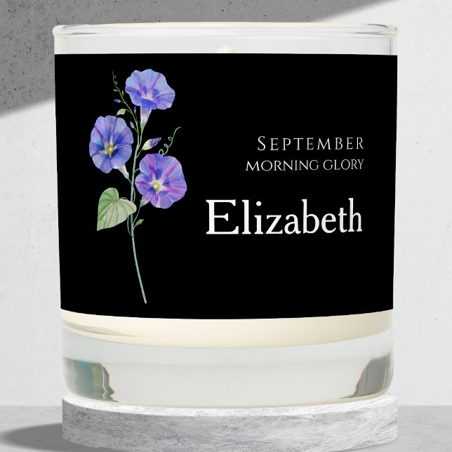 Personalized Gift For Women September Birth Flower Scented Candle (Creator Uploaded)