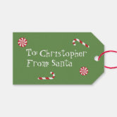 Green and Red Gift Labels –