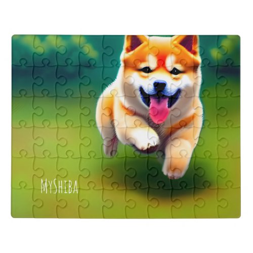 Personalized Gift Idea Cute Shiba Jigsaw Puzzle