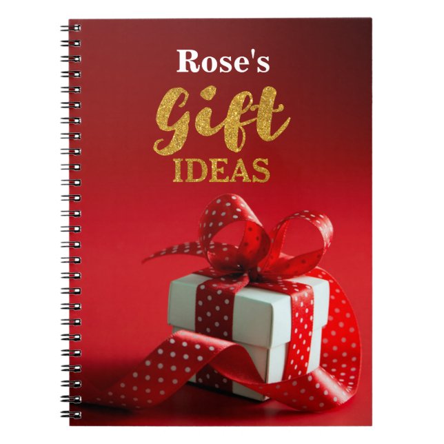 Personalized Gift Ideas Book (Front)