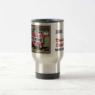 Personalized Gift Ideas for Coaches Soccer Travel Mug
