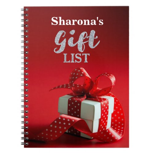 Personalized Gift List Book