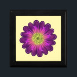 Personalized gift Round Pillow Box<br><div class="desc">Purple flower. Customized gift.personalize.</div>