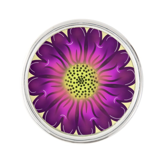 Personalized gift Round Pillow Lapel Pin (Front)