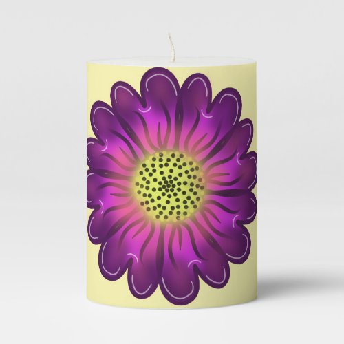 Personalized gift Round Pillow Pillar Candle
