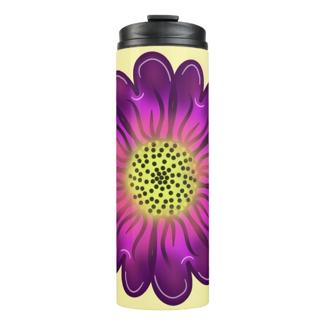 Personalized gift Round Pillow Thermal Tumbler (Front)