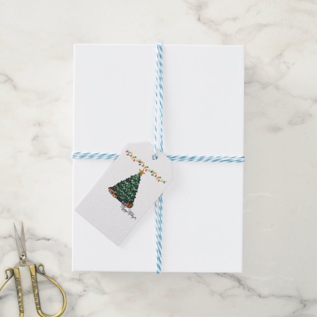 Personalized gift tag (With Twine)