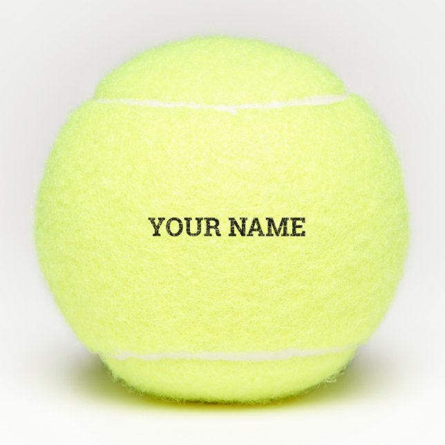 Personalized Gift Tennis Balls (Front)