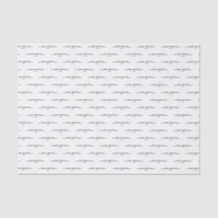 Personalized Gift Tissue HAMbyWG Paper