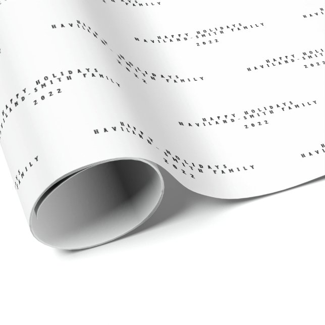 Personalized Gift Wrap HAMbyWG (Roll Corner)