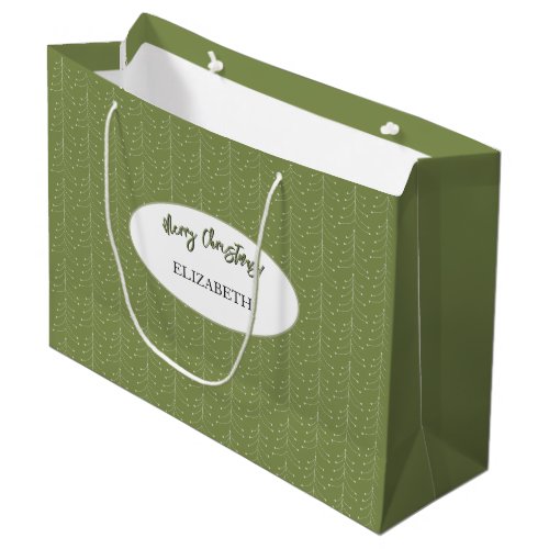 Personalized Gifting In Pastel Tones Large Gift Bag
