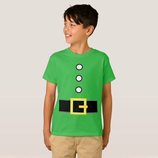 Personalized Gifts Christmas ELF SUIT COSTUME  T-Shirt (Front Full)