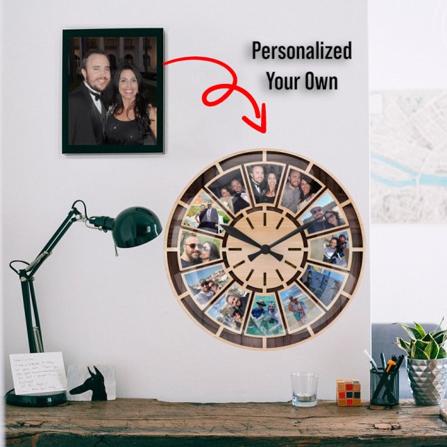 Personalized Gifts - Create Your Own Custom Gift Large Clock (Creator Uploaded)