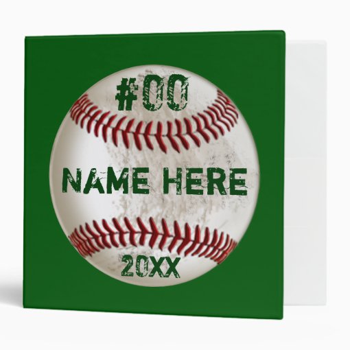 Personalized Gifts for Baseball Card Collectors 3 Ring Binder Zazzle