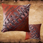 Personalized Gifts For Football Coaches Or Players Throw Pillow at Zazzle