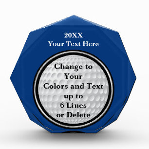 Personalized Gifts for Golfers, Golf Award Gift