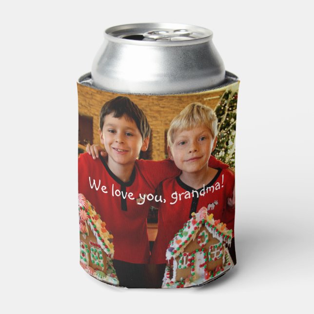 Personalized Gifts For Grandma Can Cooler (Can Front)