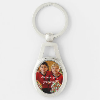 Personalized Gifts For Grandma Oval Key Chains