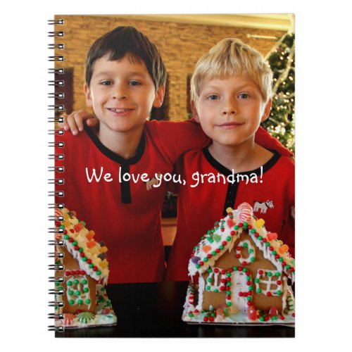 Personalized Gifts For Grandma Photo Notebook