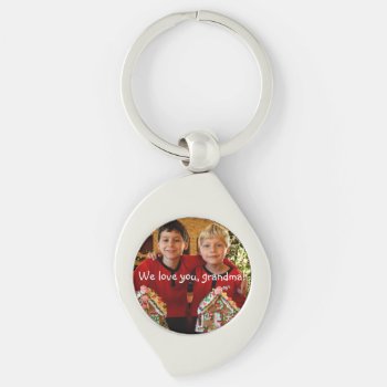 Personalized Gifts For Grandma Swirl Key Chains by online_store at Zazzle