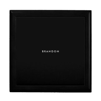 Personalized Gifts For Men Black Large Gift Box