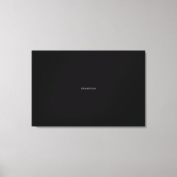 Personalized Gifts For Men Black Wrapped Canvas by online_store at Zazzle