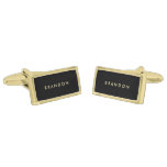 Personalized Gifts For Men Gold Plated Cufflinks at Zazzle
