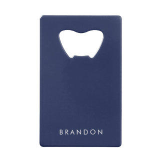 Personalized Gifts For Men Navy Blue Bottle Opener