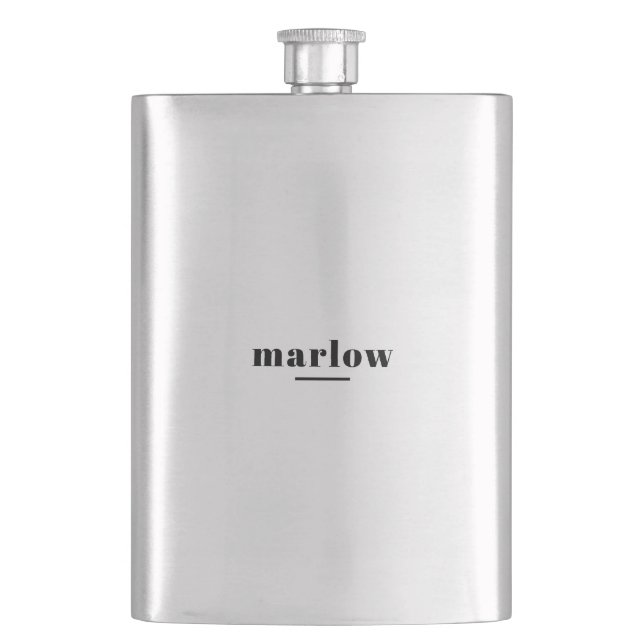 Personalized Gifts For Men Stainless Steel Flask (Front)