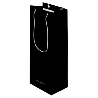 Personalized Gifts For Men Wine Black Gift Bags