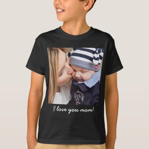 Personalized Gifts For Mom Add Your Photo And Text T_Shirt