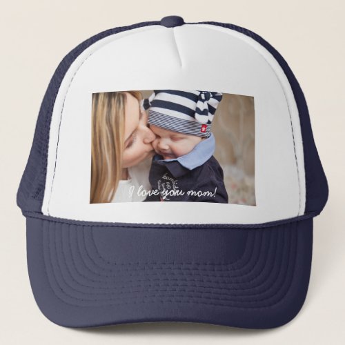 Personalized Gifts For Mom Add Your Photo And Text Trucker Hat