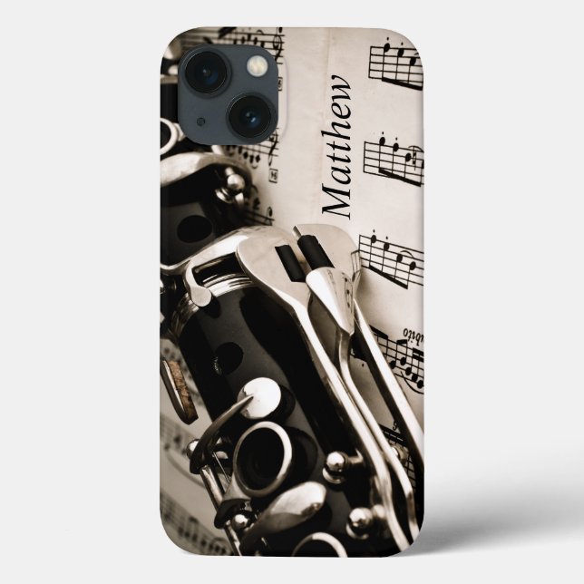 Personalized Gifts for Oboists Clarinetists Case-Mate iPhone Case (Back)