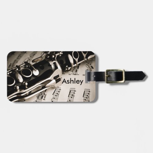 Personalized Gifts for Oboists Clarinetists Luggage Tag