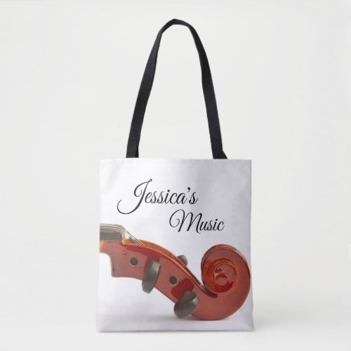Personalized Gifts for Violin Players Tote Bag