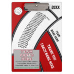 Personalized Gifts for Volleyball Coaches Clipboard Personalized Gifts for Volleyball Coaches Clipboard