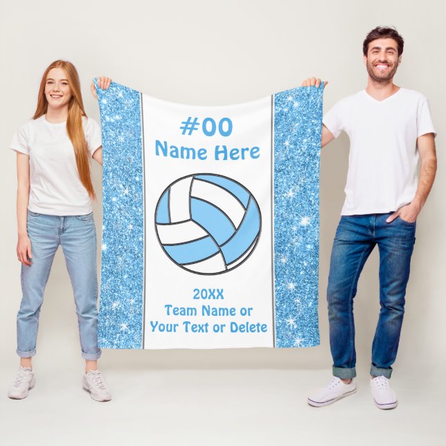 Personalized, Gifts for Volleyball Lovers, Seniors Fleece Blanket (In Situ)