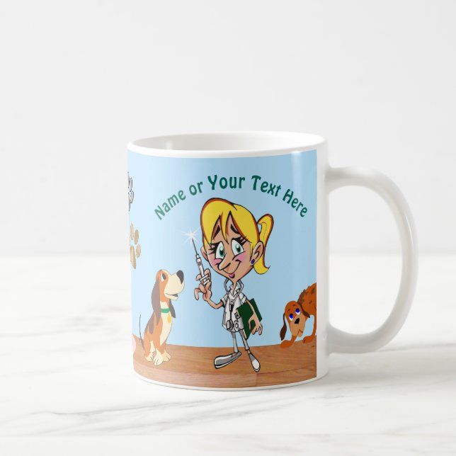 Personalized Gifts for Your Veterinarian, Funny Coffee Mug (Right)