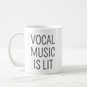 Personalized Gifts, Funny Coffee Mug Vocal Music I