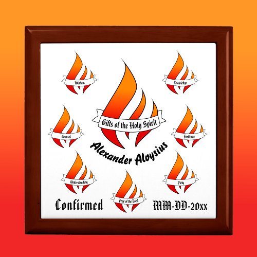 Personalized Gifts of the Holy Spirit Confirmation