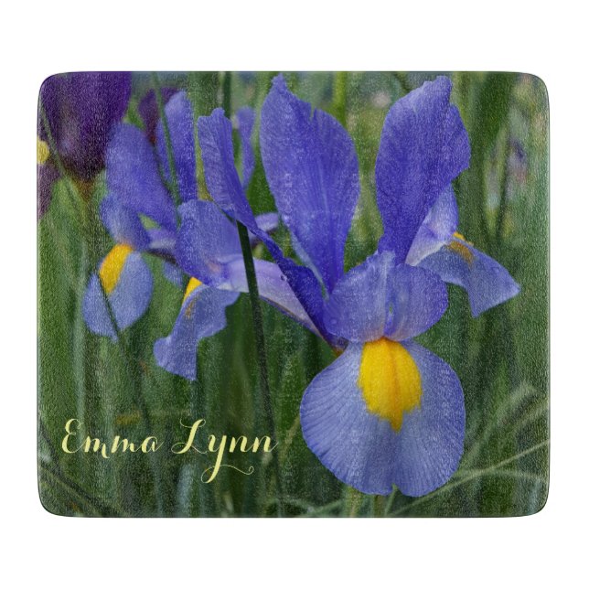 Personalized gifts Your Name glass cutting boards (Front)