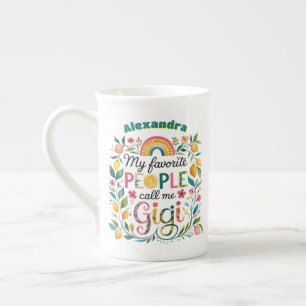 ❤️Personalized GIGI Gifts Mothers Day Birthday Bone China Mug